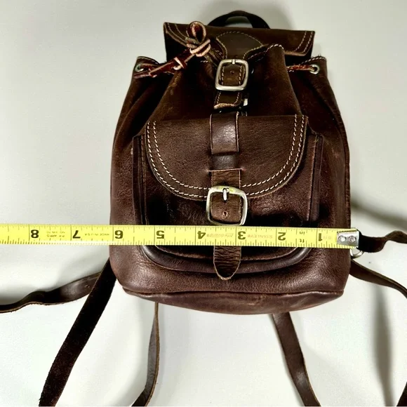 Roots Women’s Vintage Genuine Leather Mini Backpack - Picture 10 of 12